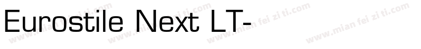 Eurostile Next LT字体转换
